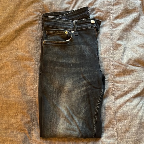 Calvin Klein 32Wx30L Dark Blue Wash Men’s Jeans Straight Fit - Picture 1 of 4